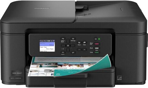 Brother Work Smart 1360 Wireless Color Inkjet All-in-One Printer Bundle with Deco Gear CPS 26 Month Protection Pack, Tech Smart USA Printer Essentials, Deco Essential 6FT Cable and HDMI Cable in Saudi Arabia