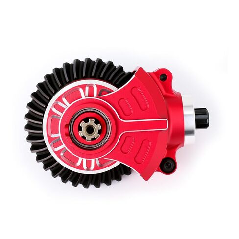 ترقيات مجموعة التروس التفاضلية الأمامية والخلفية الفولاذية 35T و14T لـ Arrma 1/10 3S Bigrock Granite Senton Vorteks 4S Kraton Outcast 1/8 3S Typhon Vendetta BLX (أحمر) in Saudi Arabia