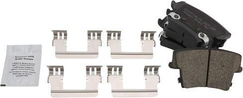 Front and Rear Brake Pad Set Ceramic Hardware Compatible with 2017-2018 Dodge Charger in Saudi Arabia