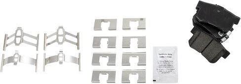 Front and Rear Brake Pad Set Ceramic Hardware Compatible with 2016-2022 Acura ILX in Saudi Arabia