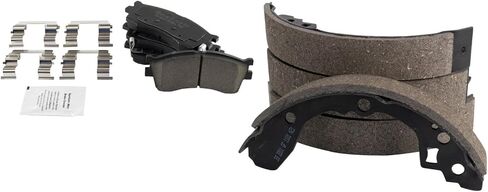 Front and Rear Brake Pads Ceramic Compatible with 2004-2005 Kia Rio in Saudi Arabia
