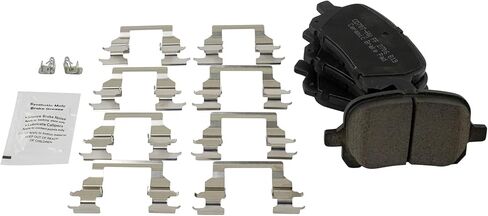 Front and Rear Brake Pad Set Ceramic Hardware Compatible with 1998-1999 Toyota Avalon in Saudi Arabia