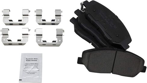 Front and Rear Brake Pad Set Ceramic Hardware Compatible with 2007 Hyundai Entourage 2006 Kia Sedona in Saudi Arabia