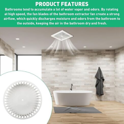 5901A000 عجلة منفاخ مروحة الحمام لقطع غيار منفاخ مروحة بروان نوتون NT5901A000 NT51919000 SNT51919000 SNT5901A000 مروحة عادم الحمام 5901A000 in Kuwait