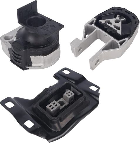 KUSATEC 3PCS Engine Motor Mount & Transsmission Mount Set Compatible with Ford Focus 2012 2013 2014 2015 2016, Replacement for A5520 A5312 A5612 in Saudi Arabia