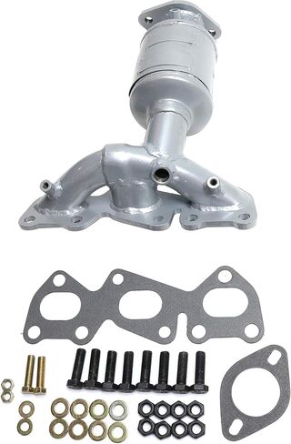 طقم محول حفاز أمامي يسار ويمين 2 قطعة من Garage-Pro بديل لسيارة Hyundai Sonata 2006-2007 3.3L، Azera 2006-2010 3.8L، Kia Sedona 2006-2010 3.8L المبرد وجدار الحماية 46 دولة قانونية in Saudi Arabia