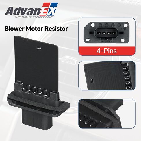 3F2Z18591AA مقاوم محرك منفاخ HVAC متوافق مع Ford Escape/Expedition/F150/F250/F350/Freestar/Freestyle Lincoln Navigator Mercury Mariner استبدال YH1715 973444 in Saudi Arabia