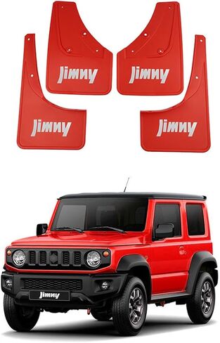 Car Mud Flaps Mudguard for Suzuki Jimny BJ64 BJ74 2005-2025 Front and Rear Mudflaps Splash Guards Heavy Duty Flares 4-PC Auto Accessories,Send 1 Car Wash Towel,Black,2019~2025 in Saudi Arabia