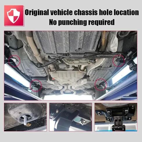 لوحة تشغيل كهربائية قابلة للنشر متوافقة مع Range Rover LWB 2017-2022 Side Step Power Nerf Bar، أسود + فضي in Kuwait