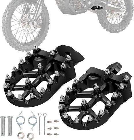 Electric Dirt Bike Footpegs Foot Pegs CNC for Surron Sur Ron Hyper Bee Black in Saudi Arabia