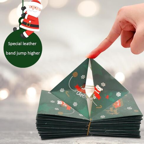 انفجار صندوق هدايا مفاجئ من EISNZLAN للمال، صناديق انفجار منبثقة مبتكرة، صندوق انفجار نقدي، صندوق عيد ميلاد مفاجئ للمال لمستلزمات حفلات عيد الميلاد (عيد الميلاد الأحمر) in Kuwait