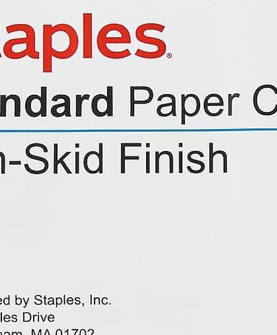 Staples Paper Clips, 1.25 Inch, Heavy-Duty Standard Non-Skid Paperclips for Office, School, Personal Use, 1,000-Pack, Silver in Saudi Arabia