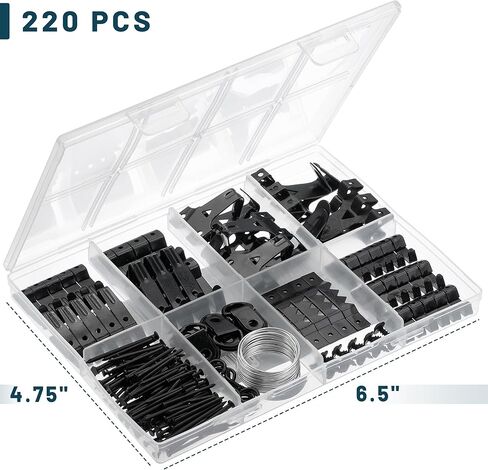 Mr. Pen- مجموعة تعليق الصور، 220 قطعة، ذهبي وردي، شماعات الصور، مسامير لتعليق الصور، شماعات الحائط، تعليق الصور، خطافات تعليق الصور، أجهزة تعليق الإطار، طقم التعليق على الحائط in Kuwait