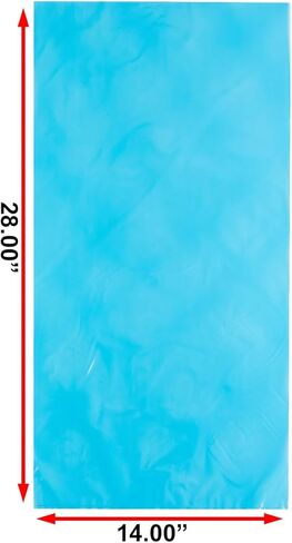 Bits N Things 20 lb. Clear Wicketed Plastic Ice Bags with Ice Print - 250/Case in Kuwait