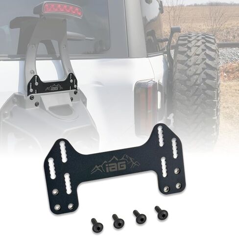 IAG Third Brake Light Extension for Ford Bronco 2021+, clears 37" 38" 39" tire (Sasquatch Compatible, does not fit Sport or Raptor) in Saudi Arabia