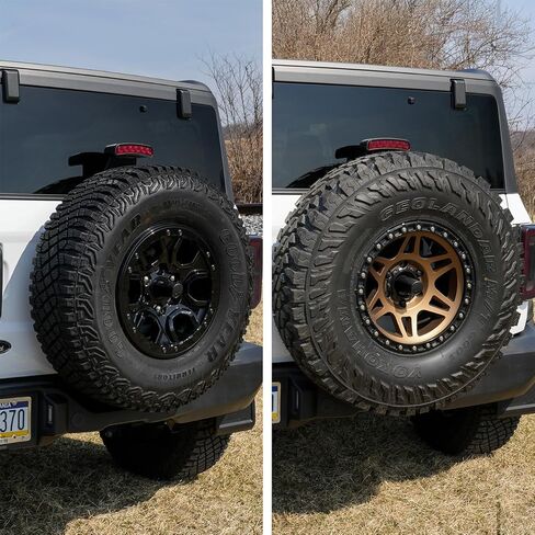 IAG Third Brake Light Extension for Ford Bronco 2021+, clears 37" 38" 39" tire (Sasquatch Compatible, does not fit Sport or Raptor) in Saudi Arabia