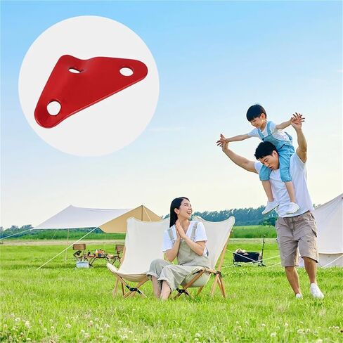 Rope Tensioner 10Pcs Tent Anti-Slip Buckle Anti-Skid Rope Fasteners Fix Necessity Tightener Red Tighteners Camping in Saudi Arabia