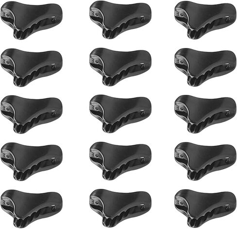 Rope Tensioner 80Pcs Tent Rope Adjustment Buckle Clamp Cord Camping Tightener Plastic Tie Downs Outdoor in Saudi Arabia