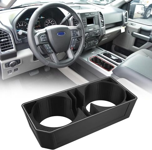 JERBOR Cup Holder for Ford F-150 13th Generation 2015-2020, Front Center Console Cup Holder (for F150 13th Generation) in Saudi Arabia