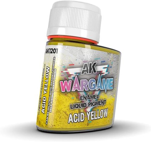 AK WARGAME Liquid PIGMENTS AK1201 Acid Yellow (35ml) in Saudi Arabia