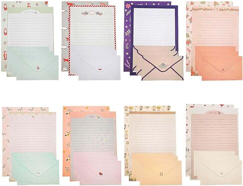 72 PCS A5 Stationery Set with Envelopes – 48 Letter Paper + 24 Envelopes, Elegant Lined Stationery Paper for Writing, Invitations, and Personal Notes(Elegant Floral Design) in Saudi Arabia