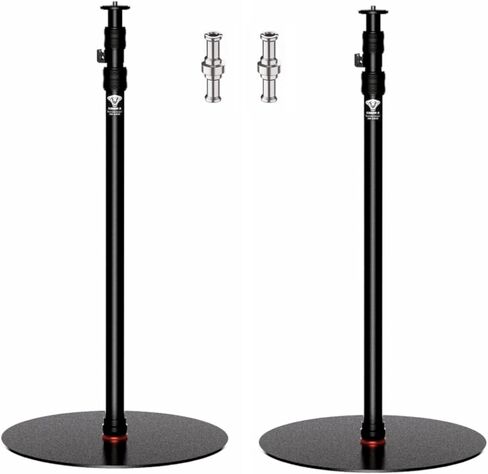 IFOOTAGE Cobra 2-Pack Round Base Monopod - 79 بوصة مونوبود كاميرا ألومنيوم قابل للتعديل مع قاعدة، سعة تحميل 22 رطلًا للفيديو الداخلي وأضواء التصوير الفوتوغرافي والمزيد in Kuwait
