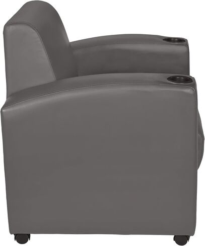 Regency Nova Tablet Arm, Lounge Chair with Storage, Black in Kuwait