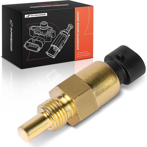 مستشعر درجة حرارة سائل تبريد المحرك A-Premium [2 دبابيس] متوافق مع John Deere 4045HFK80، 4120، 4320، 4520، 4720، 5030HF270، 5030TF270، 5076E، 5076EF، 6068HBM01، 6068HBM04، 6068HCQ01, 6068HCQ05 in Saudi Arabia