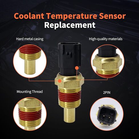 HiSport 5269870-AB Coolant Temperature Sensors Compatible with Mini Cooper 2002-2008,Replacement for Jeep Dodge Chrysler Plymouth 300 PT Cruiser Town & Country Caravan Ram 1500 2500 3500 Cherokee in Kuwait