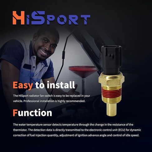 HiSport 5269870-AB Coolant Temperature Sensors Compatible with Mini Cooper 2002-2008,Replacement for Jeep Dodge Chrysler Plymouth 300 PT Cruiser Town & Country Caravan Ram 1500 2500 3500 Cherokee in Kuwait