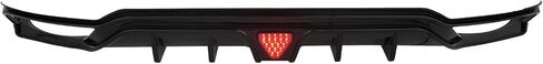 KARPAL Rear Bumper Diffuser Lip Compatible with 2022-2024 Honda Civic Hatchback w/Led Light Gloss Black in Saudi Arabia