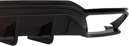 KARPAL Rear Bumper Diffuser Lip Compatible with 2022-2024 Honda Civic Hatchback w/Led Light Gloss Black in Saudi Arabia