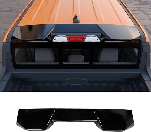 Truck Cab Spoiler Compatible with 2022-2025 Ford Maverick Pickup Cab Rear Roof Spoiler Wing Lip ABS Plastic for 2024 Maverick Accessories (Glossy Black) in Saudi Arabia