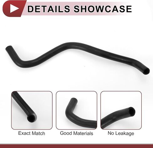 1 Pcs HVAC Heater Hose for Honda CR-V 2.4L 2002-2006 Engine Coolant Water Outlet No.79725S9AA00 Black Rubber in Saudi Arabia