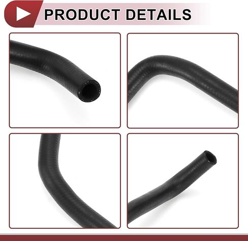 1 Pcs HVAC Heater Hose for Honda CR-V 2.4L 2002-2006 Engine Coolant Water Outlet No.79725S9AA00 Black Rubber in Saudi Arabia