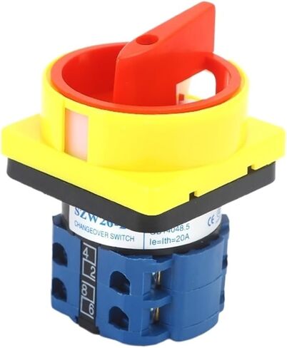 SZW26-202GS 48X48mm لوحة 2 أقطاب 8 مسامير 20A مفتاح كامة دوارة in Saudi Arabia