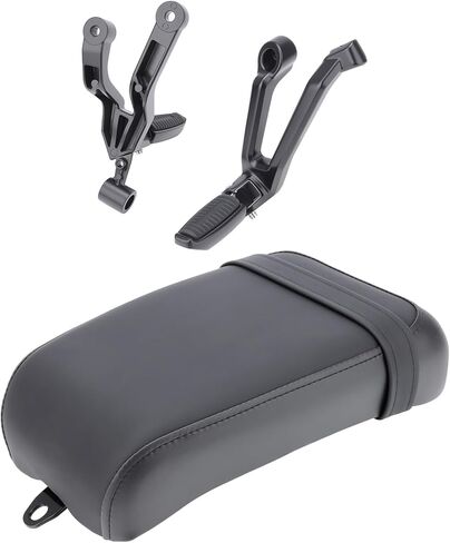 Passenger Seat Kit, Rear Leather Seat and Foot Pegs Fit for Harley Nightster 975 RH975 2021-2025, Motorcycle Passenger Cushion Pad & Foot Rests Pedal Accessoires in Saudi Arabia