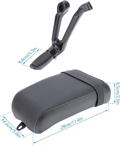 Passenger Seat Kit, Rear Leather Seat and Foot Pegs Fit for Harley Nightster 975 RH975 2021-2025, Motorcycle Passenger Cushion Pad & Foot Rests Pedal Accessoires in Saudi Arabia