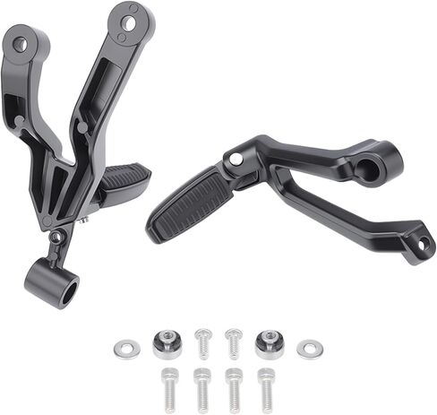 Passenger Seat Kit, Rear Leather Seat and Foot Pegs Fit for Harley Nightster 975 RH975 2021-2025, Motorcycle Passenger Cushion Pad & Foot Rests Pedal Accessoires in Saudi Arabia