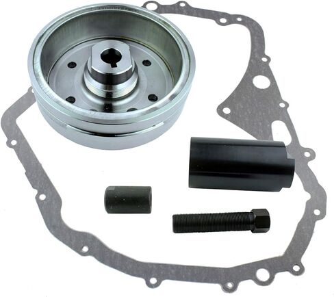 RMSTATOR Kit Flywheel + Gasket Puller Replacement for Arctic Cat 400 Manual 2003-2006 | OEM Repl.# 3430-054/3430-071/0802-037/3430-053 in Saudi Arabia