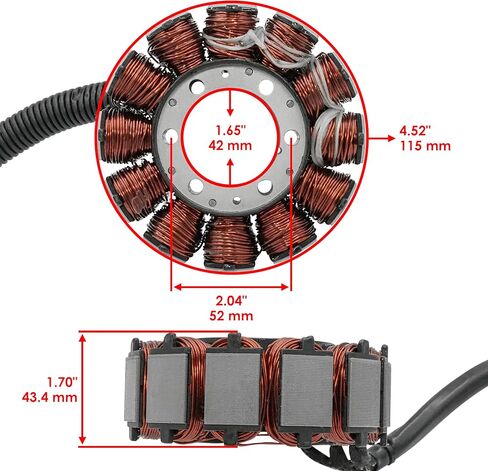 Caltric Stator Compatible With Ski-Doo Summit 800R Sp E-Tec 2011 2012 2013 2014 2015 2016 2017 Magneto in Saudi Arabia