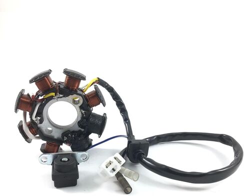 MAGNETO STATOR GENERATOR (2) 50-80CC 139 QMA/QMB 8 COIL/POLE CHINESE SCOOTER MOPED ATV GY6 4 STROKE BENZHOU TAOTAO PEACE VIP SUNL TANK JONWAY ROKETA BMS BAJA TNG SSR JCL VENTO ZNEN in Saudi Arabia