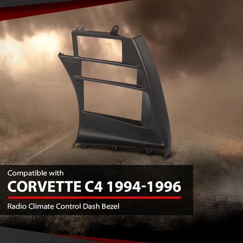 Radio Control Dashboard Compatible with Chevy Corvette C4 1994-1996 Black in Saudi Arabia