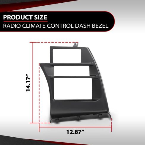 Radio Control Dashboard Compatible with Chevy Corvette C4 1994-1996 Black in Saudi Arabia