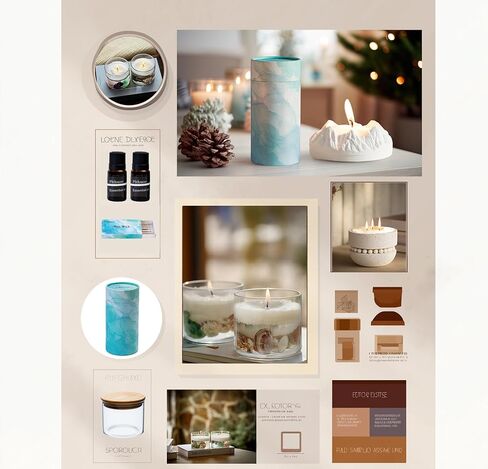 Pearled Candles Sand and Wicks Gift Set Scented Candle Sand Wax with Wick Natural Wax Beads Customized Powder for Candle Making Candle Refill Kit 2 * Natural Fragrance Oils & 2* Free Large Glass Jar in Saudi Arabia