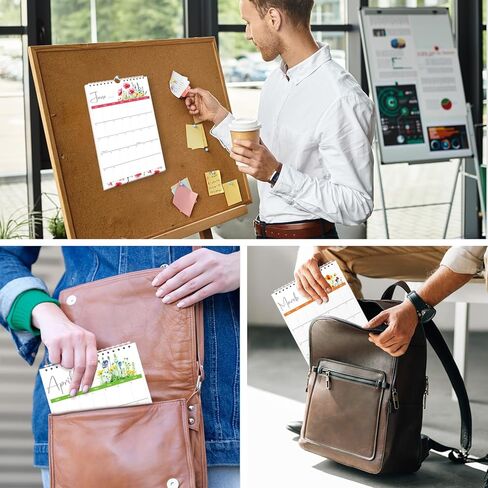 تقويم صغير 2026-2027، تقويم 18 شهرًا من يناير 2026 إلى يونيو 2027، تقويم مفكرة صغير، تقويم مكتب صغير 2026-2027 مع تخطيط سهل بطابع الأزهار in Kuwait