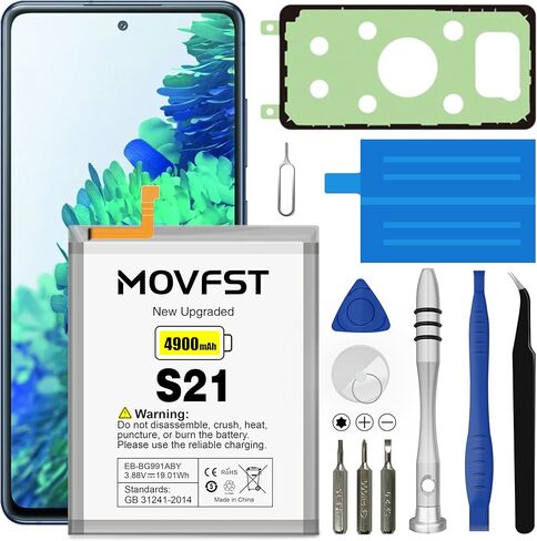 بطارية بديلة لهاتف Samsung Galaxy A51، بطارية بسعة 5150 مللي أمبير في الساعة عالية السعة تناسب هاتف Samsung Galaxy A51 موديل SM-A515F SM-A515F/DS مع مجموعة أدوات إصلاح، EB-BA515ABY in Saudi Arabia