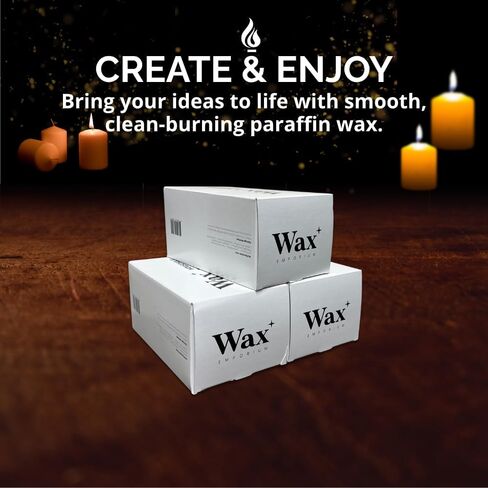Premium Paraffin Wax Blocks (6 lbs) – Unscented Candle Making Wax for Molds & Pillars – Fully Refined, High Melt Point, Made in USA (Los Angeles) – Bulk Wax Supply for DIY Crafts.. in Saudi Arabia