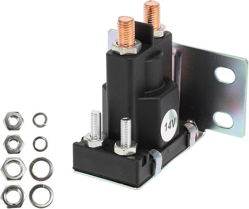 Truck Solenoid Relay Kit 14V 4 Terminal Relay for Freightliner White Rodgers, Durable Plastic Metal Black in Saudi Arabia
