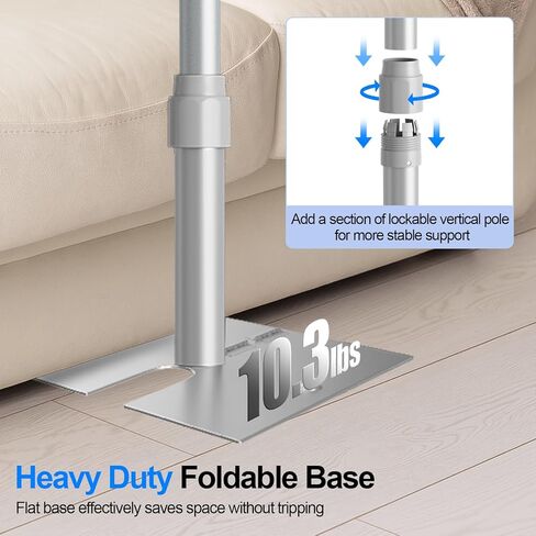 حامل خلفية عالي التحمل مقاس 8.6 × 20 قدمًا، مجموعة حامل خلفية للأنابيب والستارة، إطار معدني قابل للتعديل، خلفية حامل خلفية لتصوير حفلات الزفاف وديكورات حفلات أعياد الميلاد in Kuwait